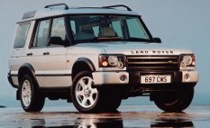 White Land Rover Discovery